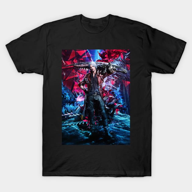 Devil May Cry 5 Super Dante T-Shirt by syanart